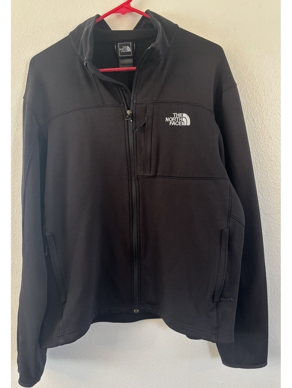 The North Face Men’s Jacket Softshell Black Full Zip Size Large